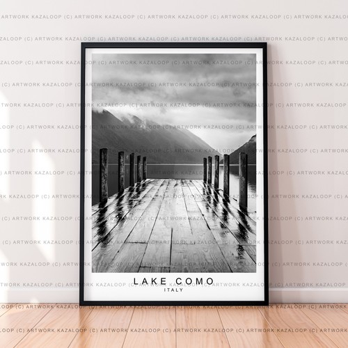 Lake como poster print - lake,