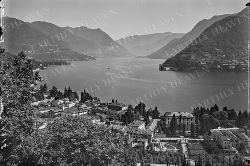 Lake como shore - view, 1908