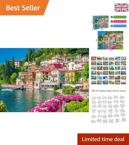 Charming lake como 1000 piece - charming,