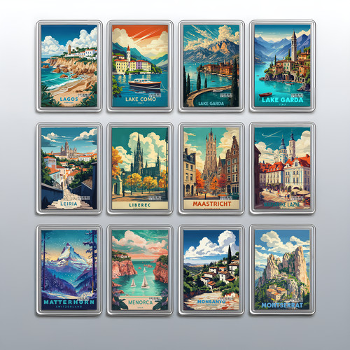 Acrylic travel city - acrylic, holiday