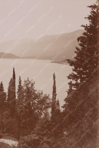 Lake como from villa - como,