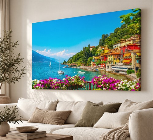 Varenna lake como canvas - varenna,