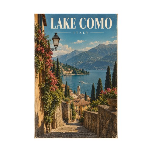 Lake como italy vintage - lake,