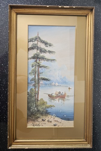 Vintage salari gouache - vintage,