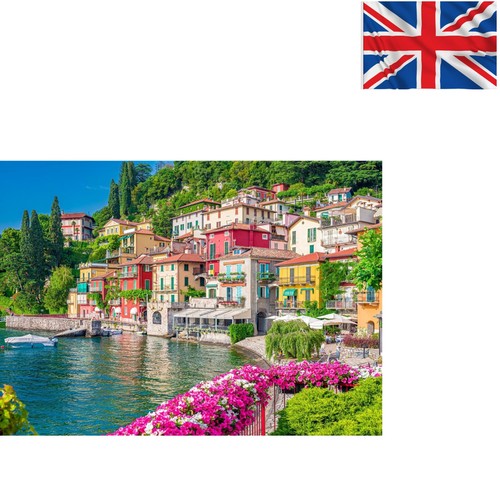 Engaging lake como jigsaw - engaging,