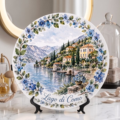 Lake como ceramic - como, display