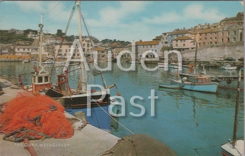 Topographical postcard quay - postcard, of