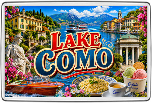 Lake como italy - como, fridge