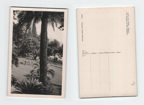 Vintage postcard lake como - vintage,