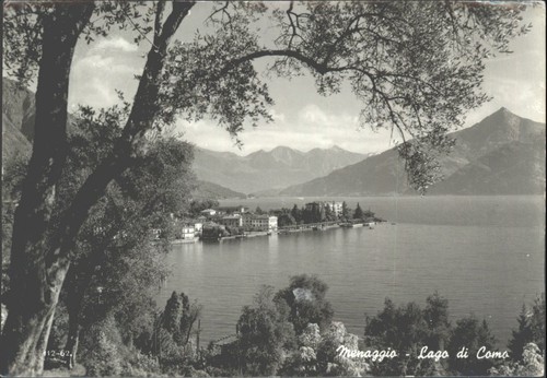 Vintage rppc menaggio - rppc,