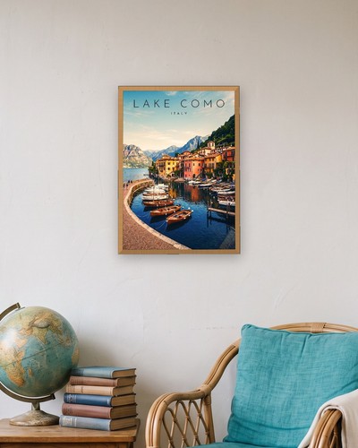 Lake como poster print - como,