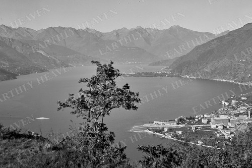 Lake como from height - lake,